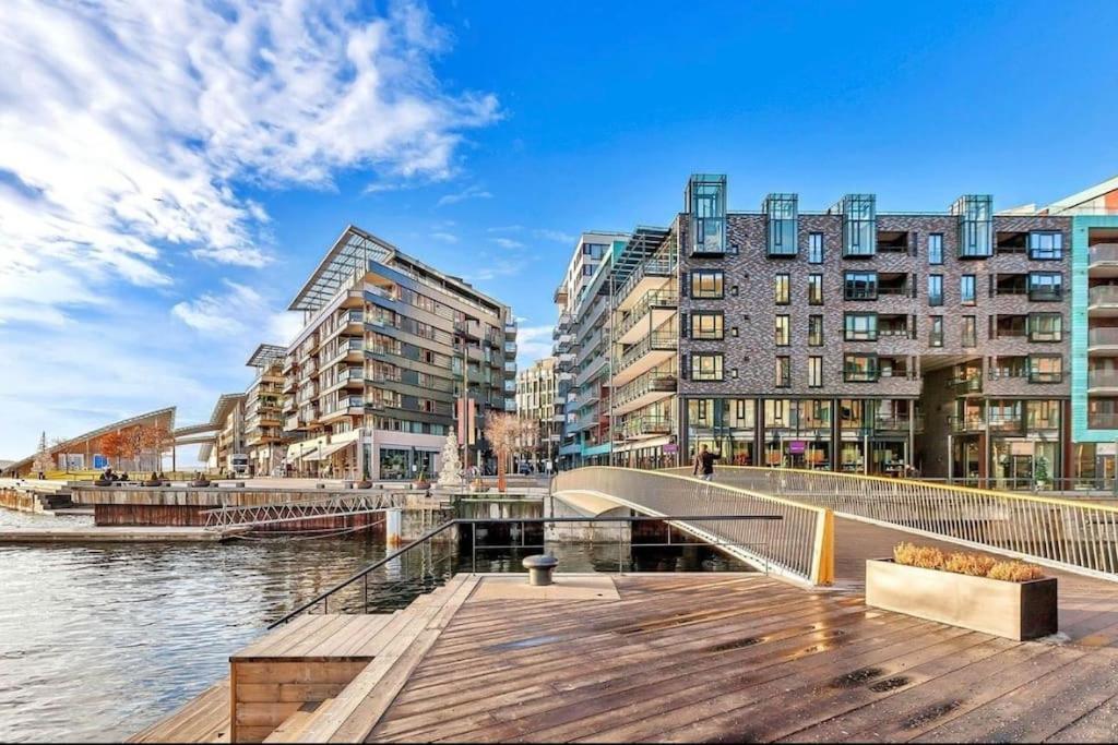 Tjuvholmen - Sjoside Hjem Apartment Oslo Bagian luar foto